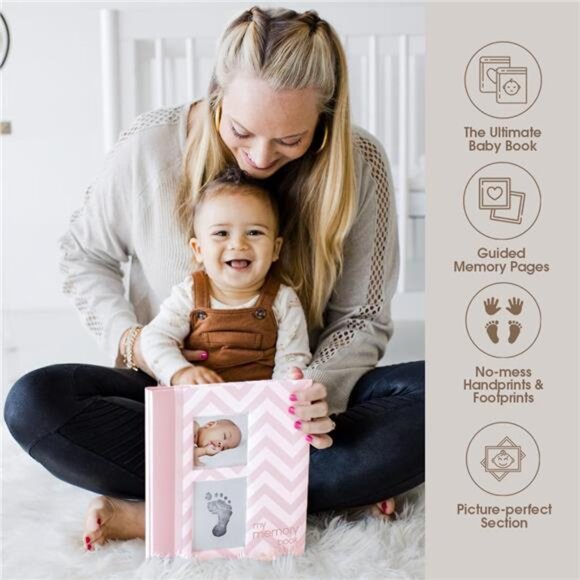 Baby Memory Book, First 5 Years Baby Milestone Book, Pregnancy - Picture 6 of 7